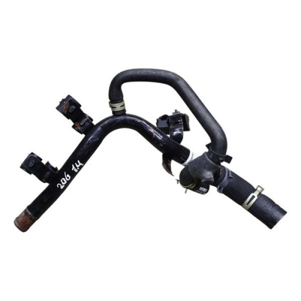 Mangueira Tubo Agua Motor 206 1.4 Sw 2005 2006 2007 Preto