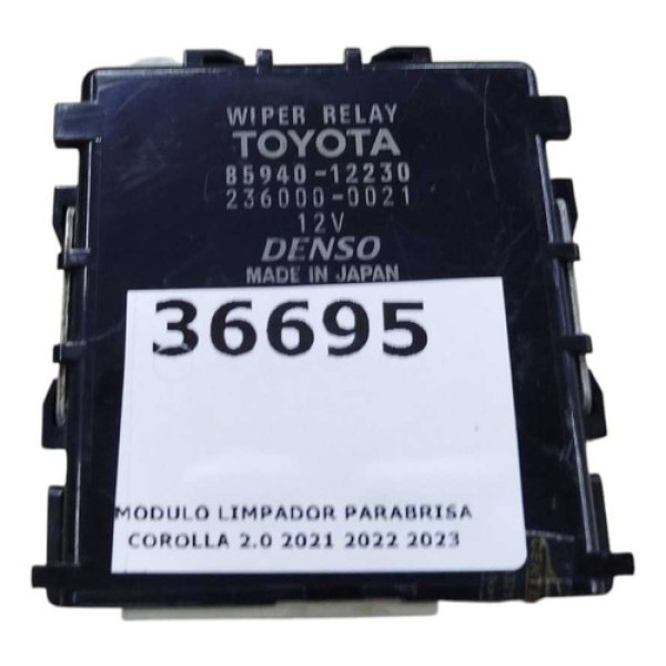 Modulo Limpador Parabrisa Corolla 2.0 2021 2022 2023