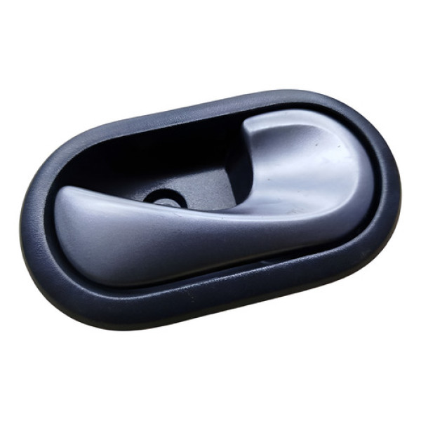 Maçaneta Interna Porta Sandero 2008 2012 Dianteira Direita Prata/preta