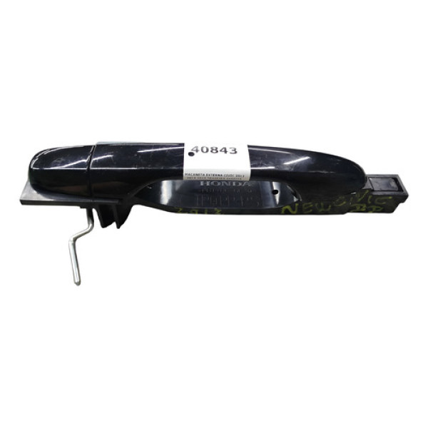 Maçaneta Externa Civic 2012 2013 2014 Traseira Direita Preto Traseira