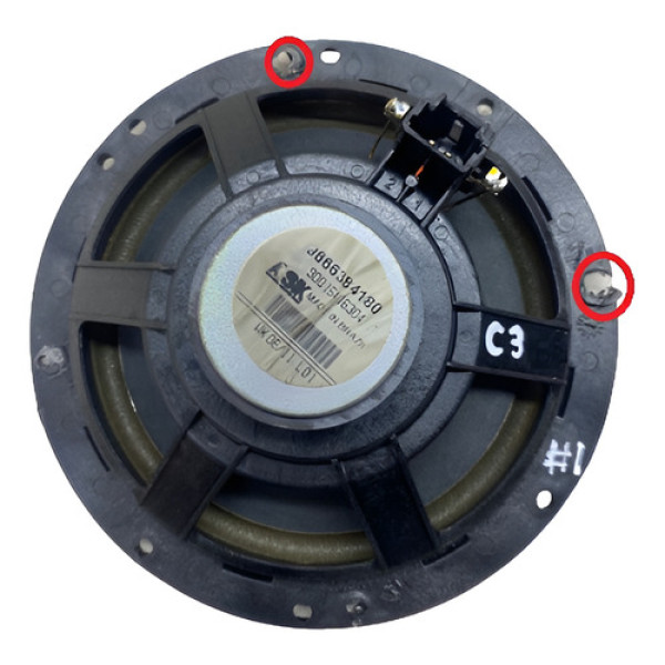 Alto Falante Citroen C3 2011 #1 Preto