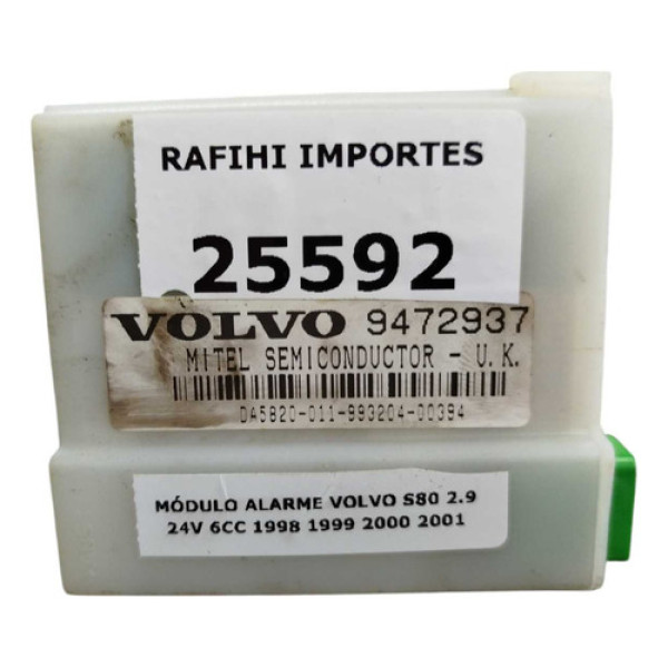 Módulo Alarme Volvo S80 2.9 24v 6cc 1998 1999 2000 2001 