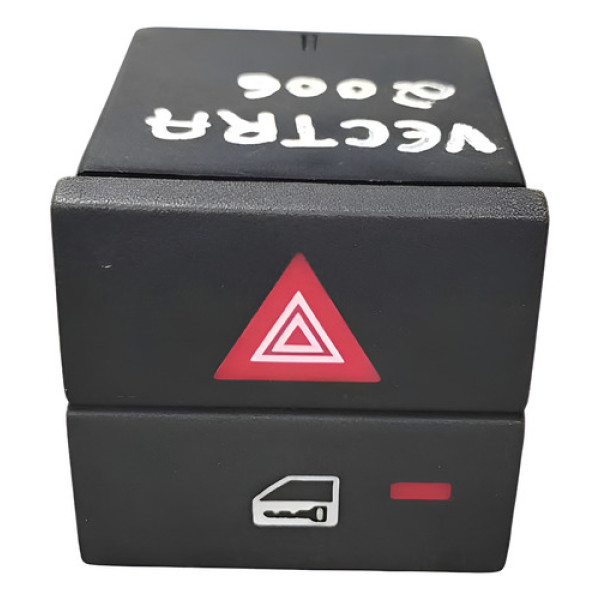  Botão Trava Pisca Alerta Vectra 2006 2007 2008 2009 2011 Preto