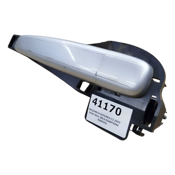 Maçaneta Externa C3 2009 2010 2011 2012 Dianteira Direita Prata