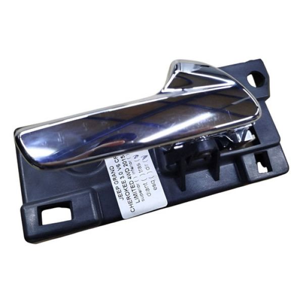 Maçaneta Interna Grand Cherokee 2015 Traseira Direita Cromo Traseira