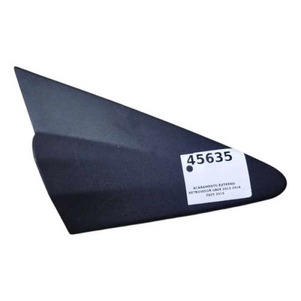 Acabamento Externo Retrovisor Onix 2013 2014 2015 2016 Preto