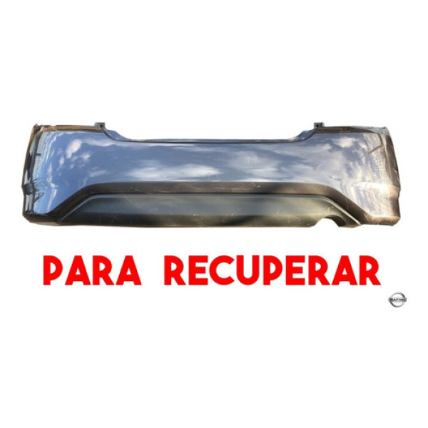 Parachoque Traseiro Nissan Versa 2013 A 2019 Para Recuperar