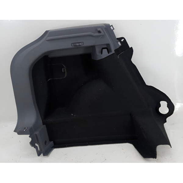 Forro Lateral Esquerdo Porta Malas Vw Tcross 2021 C/ Detalhe Cinza