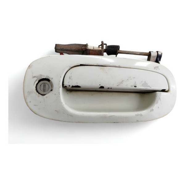 Maçaneta Externa Dianteira Direita Dakota Cabine Simples 99 Branca Dianteira