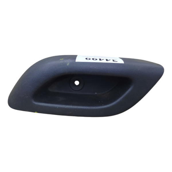 Puxador Interno Porta Kwid 2017 2019 2021 Traseira Esquerda  Preto Traseira