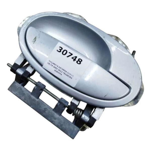 Maçaneta Externa Corsa Celta 2002 2012 Traseira Direita Cinza Traseira