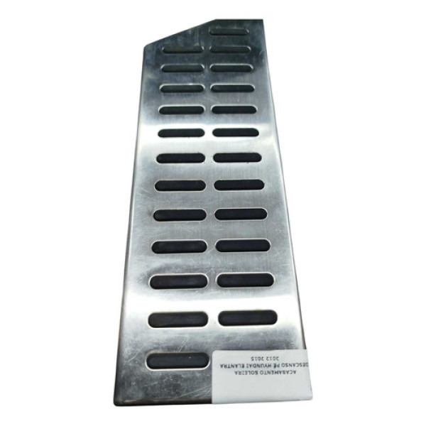 Acabamento Soleira Descanso Pé Hyundai Elantra 2012 2015 Prateado