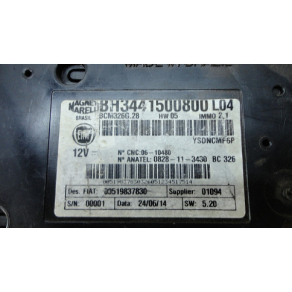 Caixa De Fusivel Fiat Gran Siena (cod.00519837830)