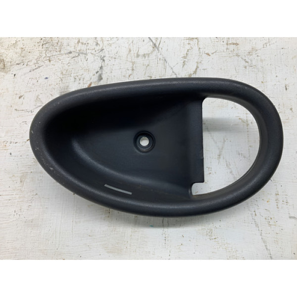 Moldura Do Puxador Porta Traseira Direita Palio 2001 Preto