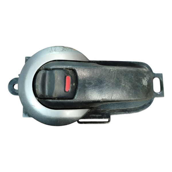 Maçaneta Interna Traseira Esquerda Nissan Livina X Gear 2010 Preto Traseira