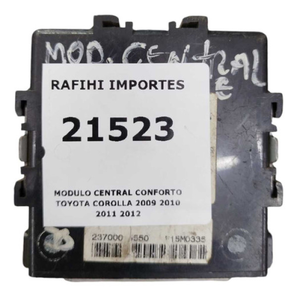 Modulo Central Conforto Toyota Corolla 2009 2010 2011 2012