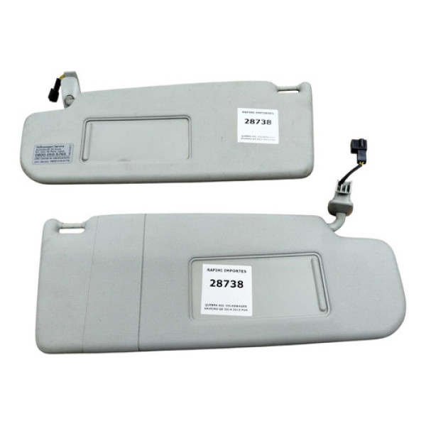 Quebra Sol Volkswagen Saveiro G6 2014 2015 Par