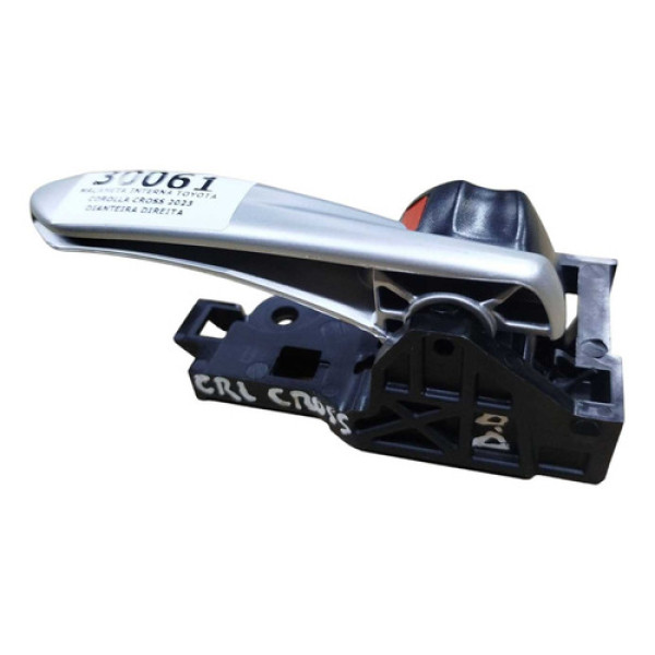 Maçaneta Interna Toyota Corolla Cross 2023 Dianteira Direita Cinza Dianteira