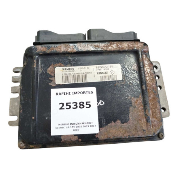 Modulo Injeção Renault Scenic 1.6 16v 2002 2003 2004 2005