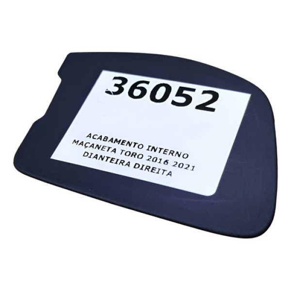 Acabamento Interno Maçaneta Toro 2016 2021 Dianteira Direita Preta