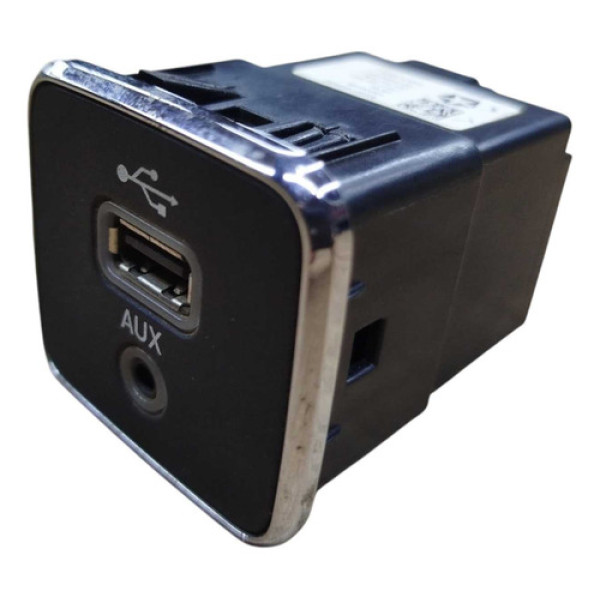 Entrada Usb Auxiliar Fiat Toro 2016 2017 2018 2019 2020 2021 Preta