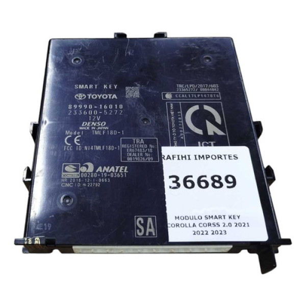 Modulo Smart Key Corolla Corss 2.0 2021 2022 2023