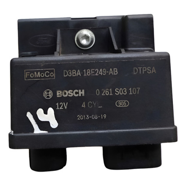 Modulo Relê Ventoinha Fiesta 1.6 2014 2015 Preto