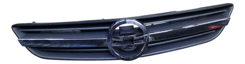 Grade Parachoque Dianteiro Astra 2003 2004 2005 2006 Detalhe Prata/preta Brilhante