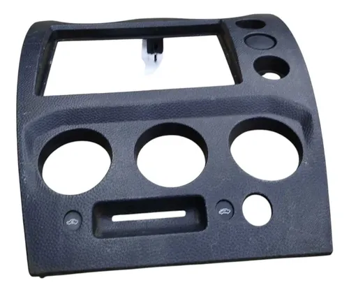 Moldura Central Painel Rádio Ford Fiesta 2008 Preto
