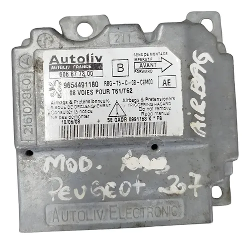 Modulo Central Peugeot 307 1.6 2007 2008 2009 9654491180